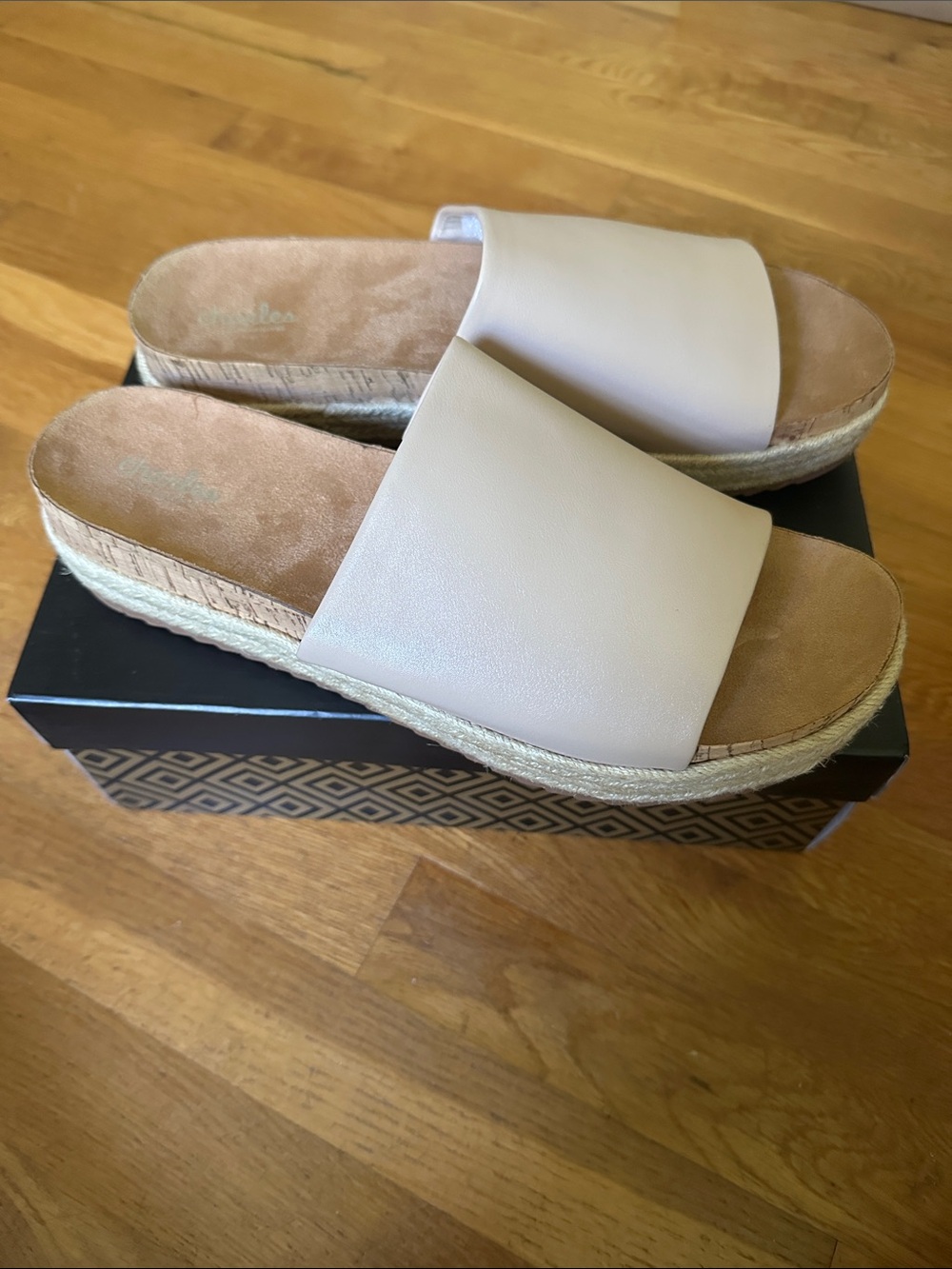Charles By Charles David Bustle Platform Slides Women’s Size 12